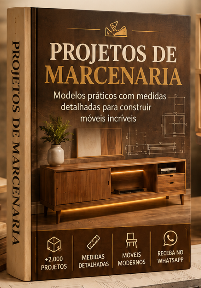 Projetos de Marcenaria - capa do produto