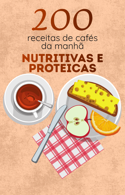 200 Receitas de Cafés da Manhã - capa do produto
