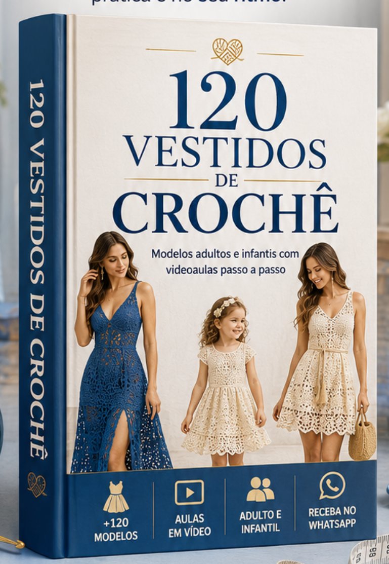 120 Vestidos de Crochê - capa do produto